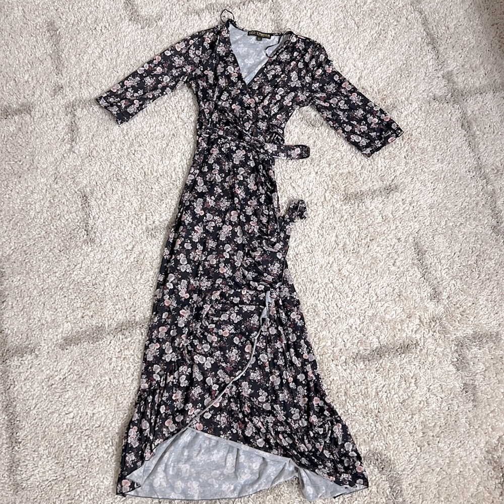 Elegant wrap dress